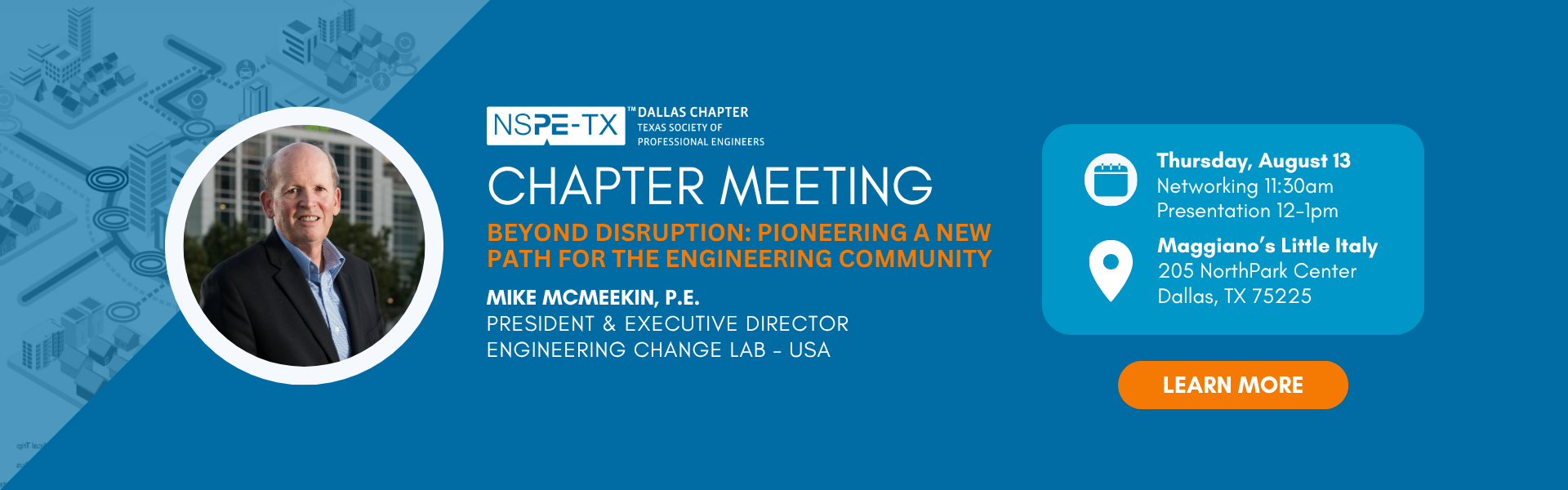 TSPE Dallas August Meeting