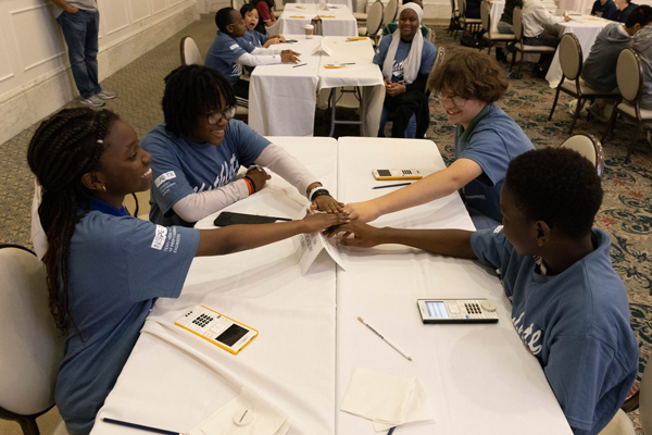 Image of children at a TSPE Dallas MATHCOUNTS Event