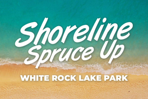 Image of the TSPE Dallas White Rock Lake Clean up event